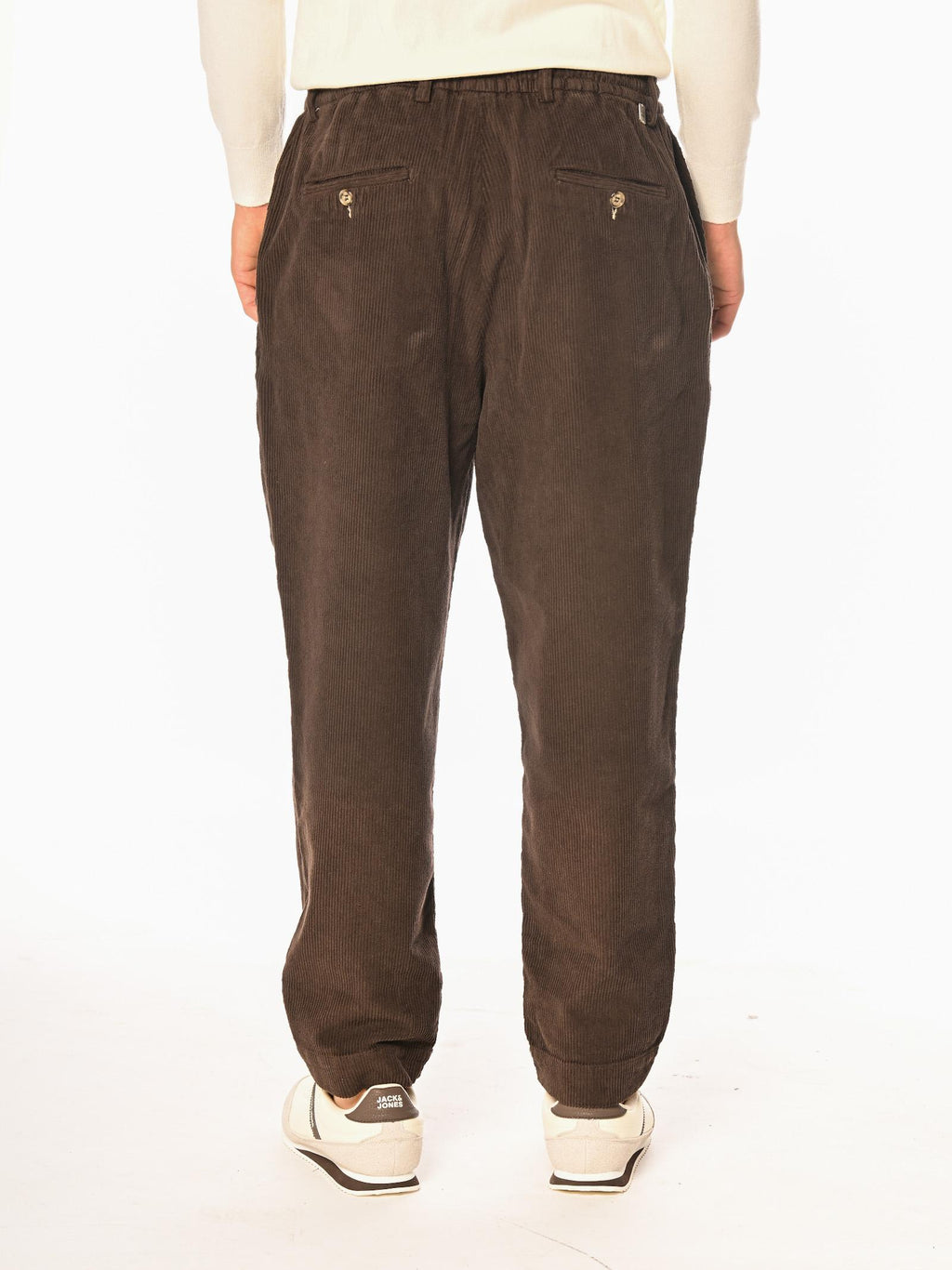 Pantalaccio Block Eleven Marrone in velluto 05BL2580189 CASTAGNO BLOCK ELEVEN 