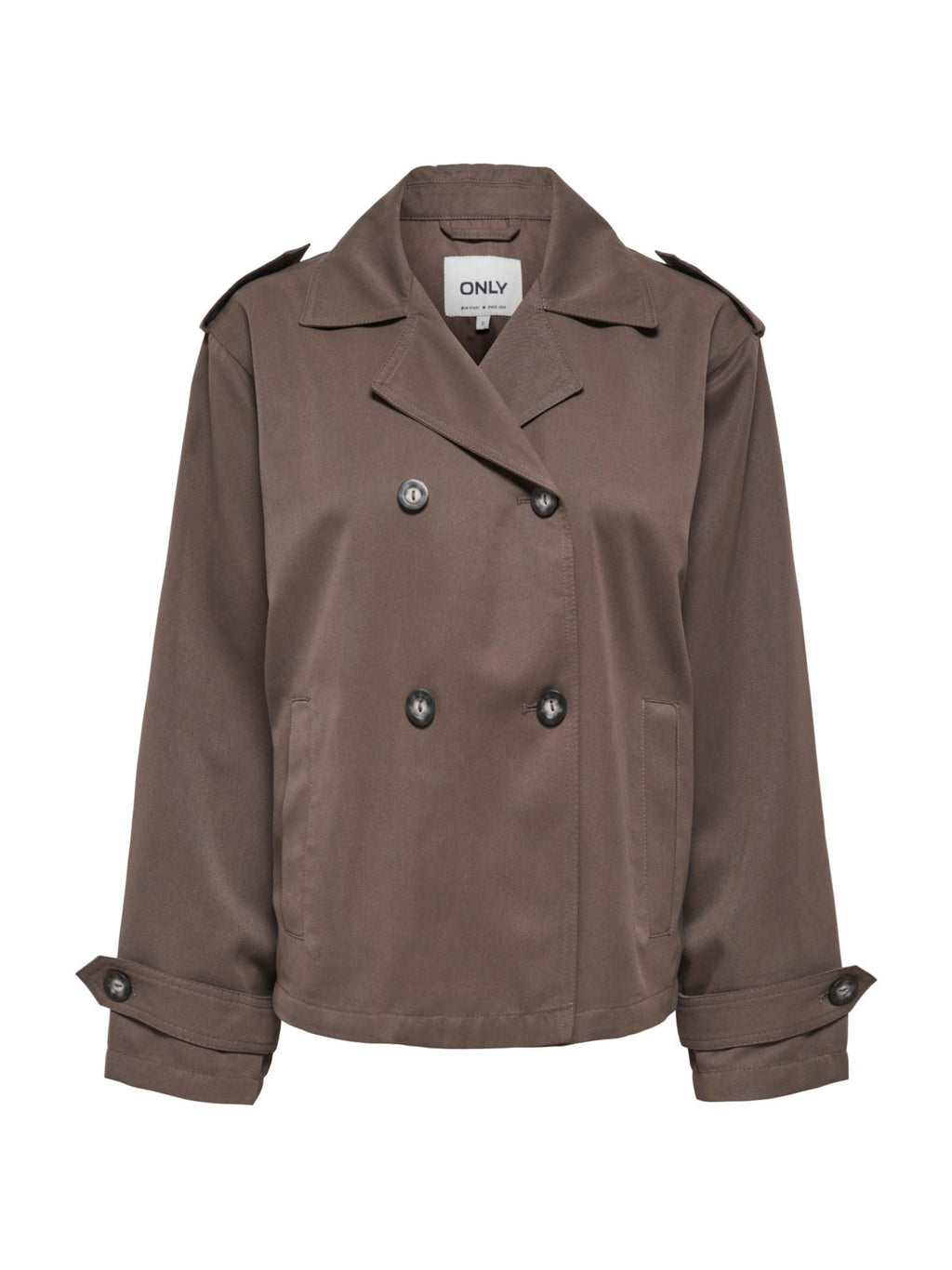 Trench Only Hannah Marrone corto 15371053 /Chocolate Martini ONLY 