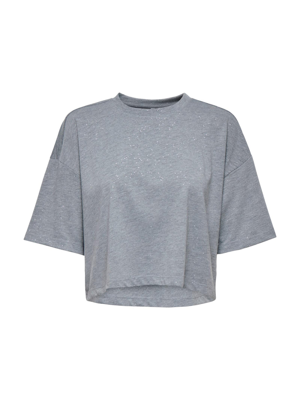 T-shirt Only Melle Grigio cropped 15354907 /Silver ONLY 