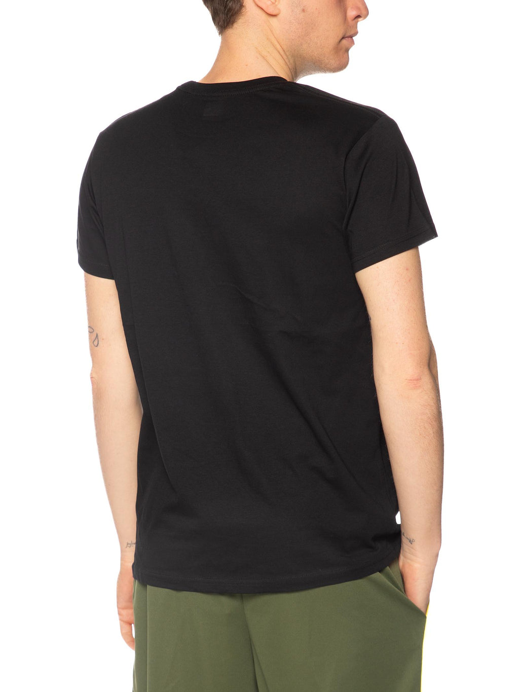 T-shirt Errea Nero giallo con logo R33M0J 2520 ERREA 