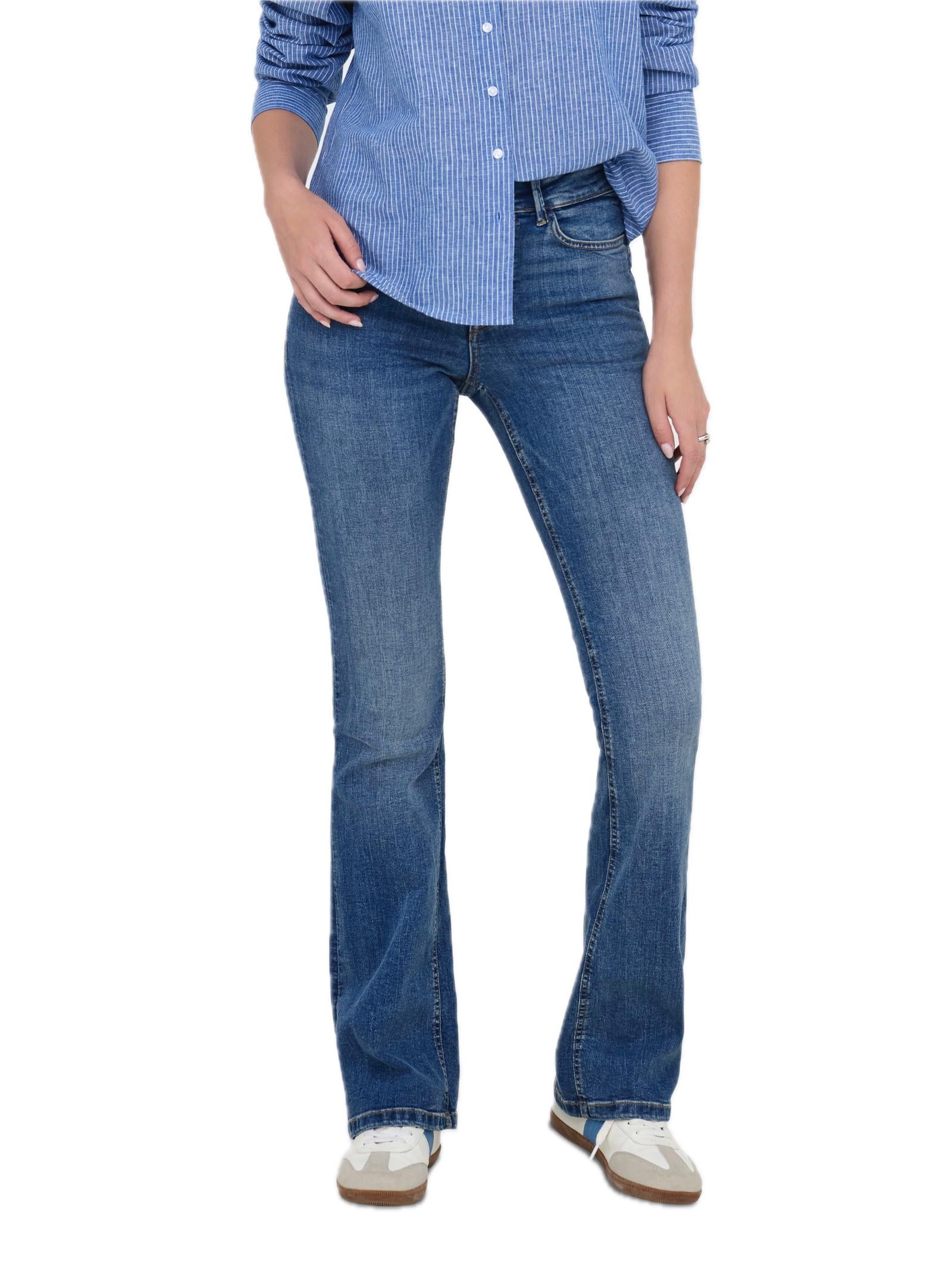 Jeans Jacqueline De Yong Fina Medium blue flared 15354218 /Medium Blue Denim JDY 