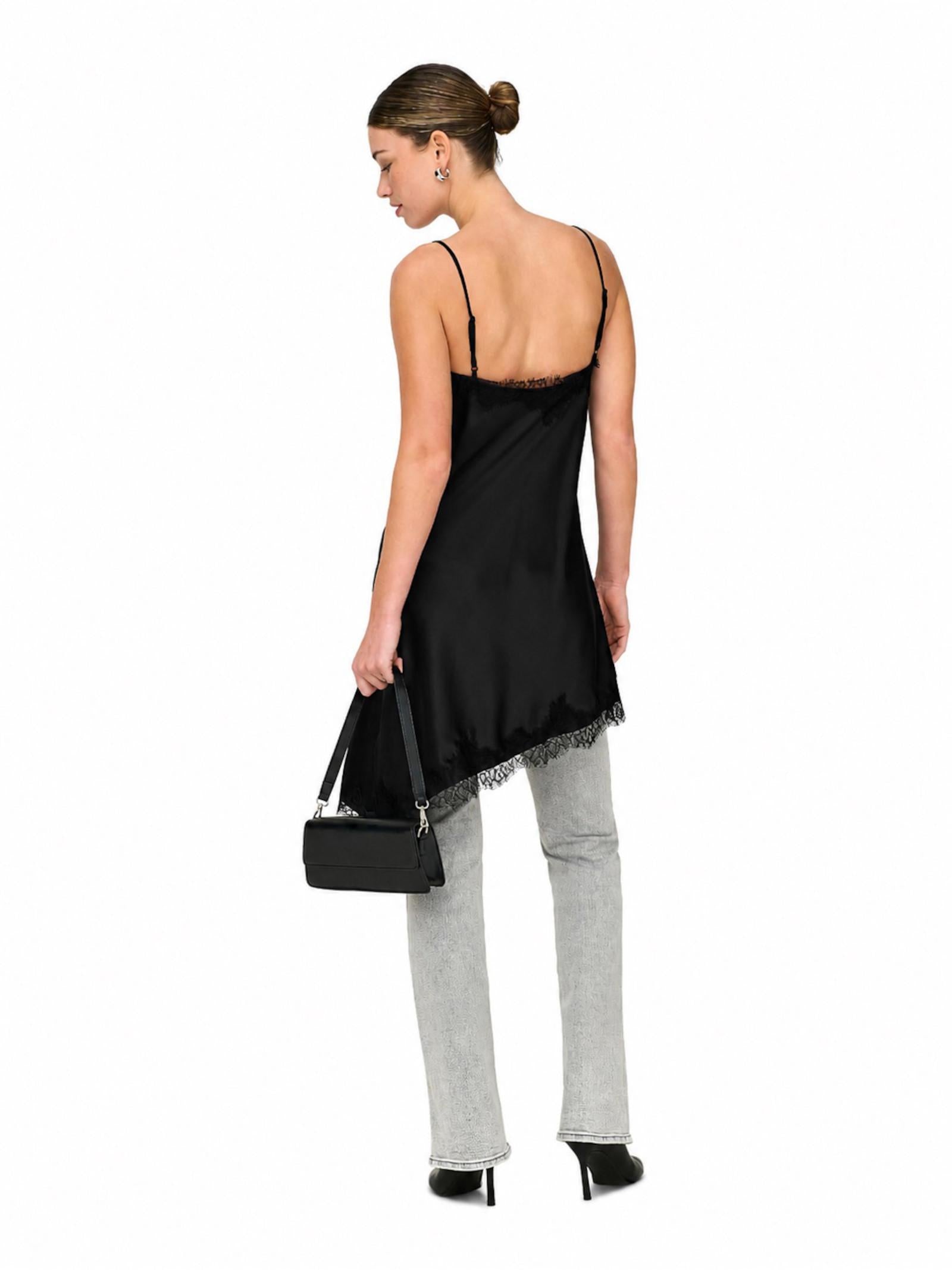 Abito Only Bella Nero in satin. 15380521 /Black ONLY 