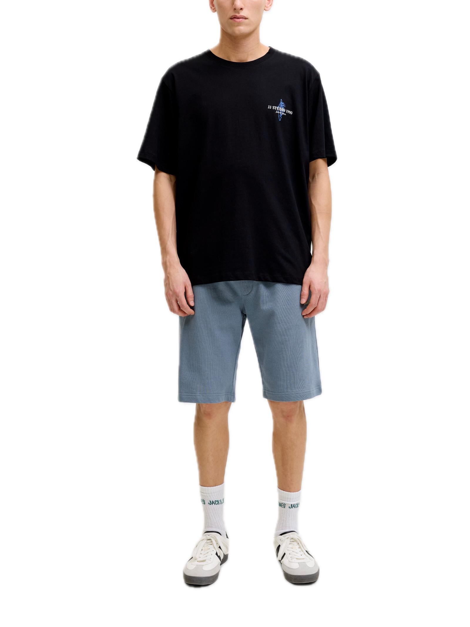 Bermuda Jack & Jones Gordon Petrolio in felpa 12288638 /Blue Mirage JACK & JONES 