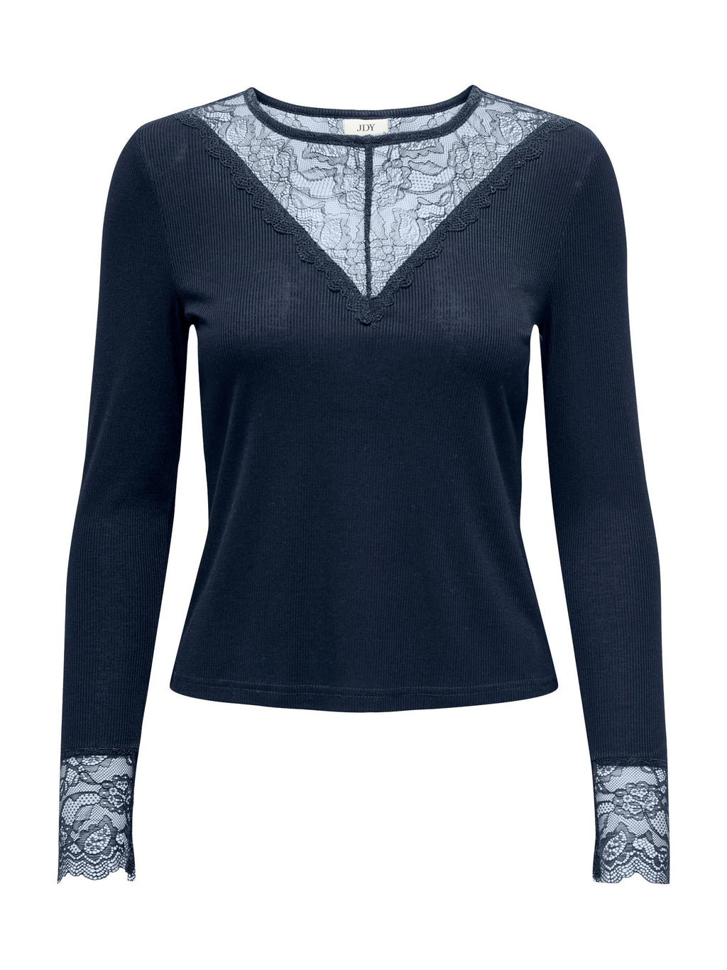T-shirt Jacqueline De Yong Roxy Blu pizzo 15317464 /Total Eclipse JDY 