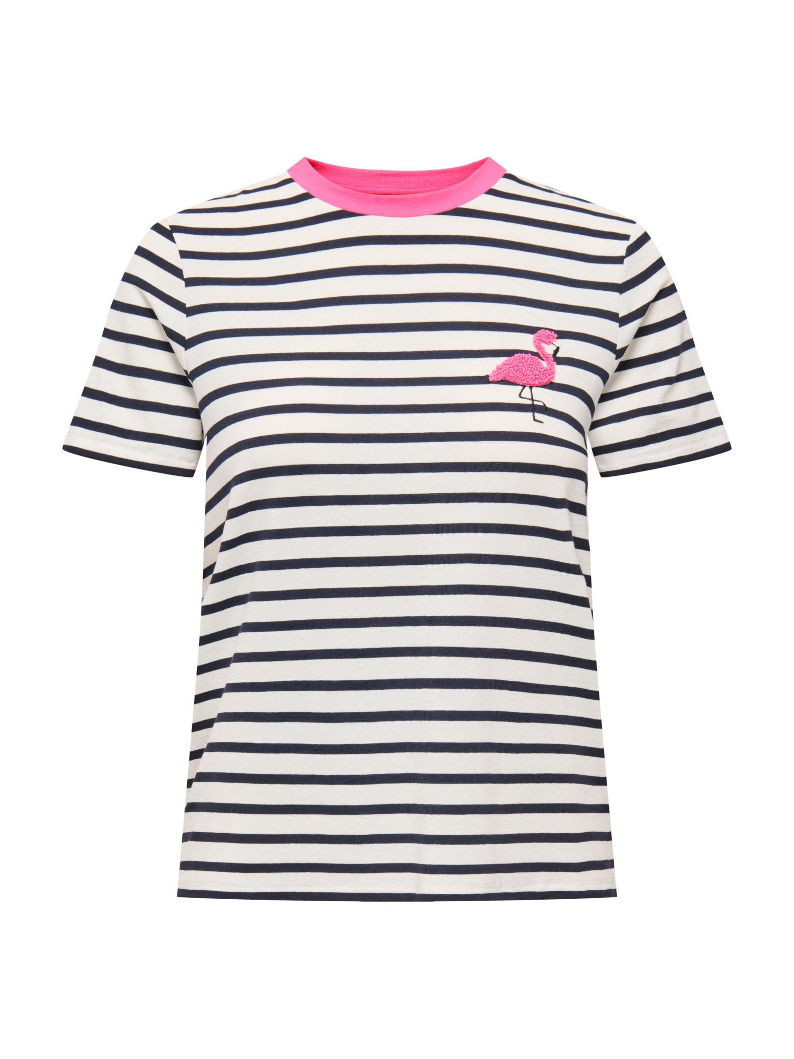T-shirt Only Eart Bianco a righe 15318959 /Flamingo Cloud Dancer ONLY 