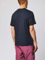 T-shirt Weekend Offender Blu con patch BROOKLANDS BLU WEEKEND OFFENDER 