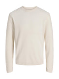 Maglia Jack & Jones Devin Bianco a girocollo 12288420 /Cloud Dancer JACK & JONES 