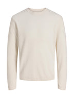 Maglia Jack & Jones Devin Bianco a girocollo 12288420 /Cloud Dancer JACK & JONES 