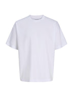T-shirt Jack & Jones Barron Bianca oversize 12298906 /White JACK & JONES 