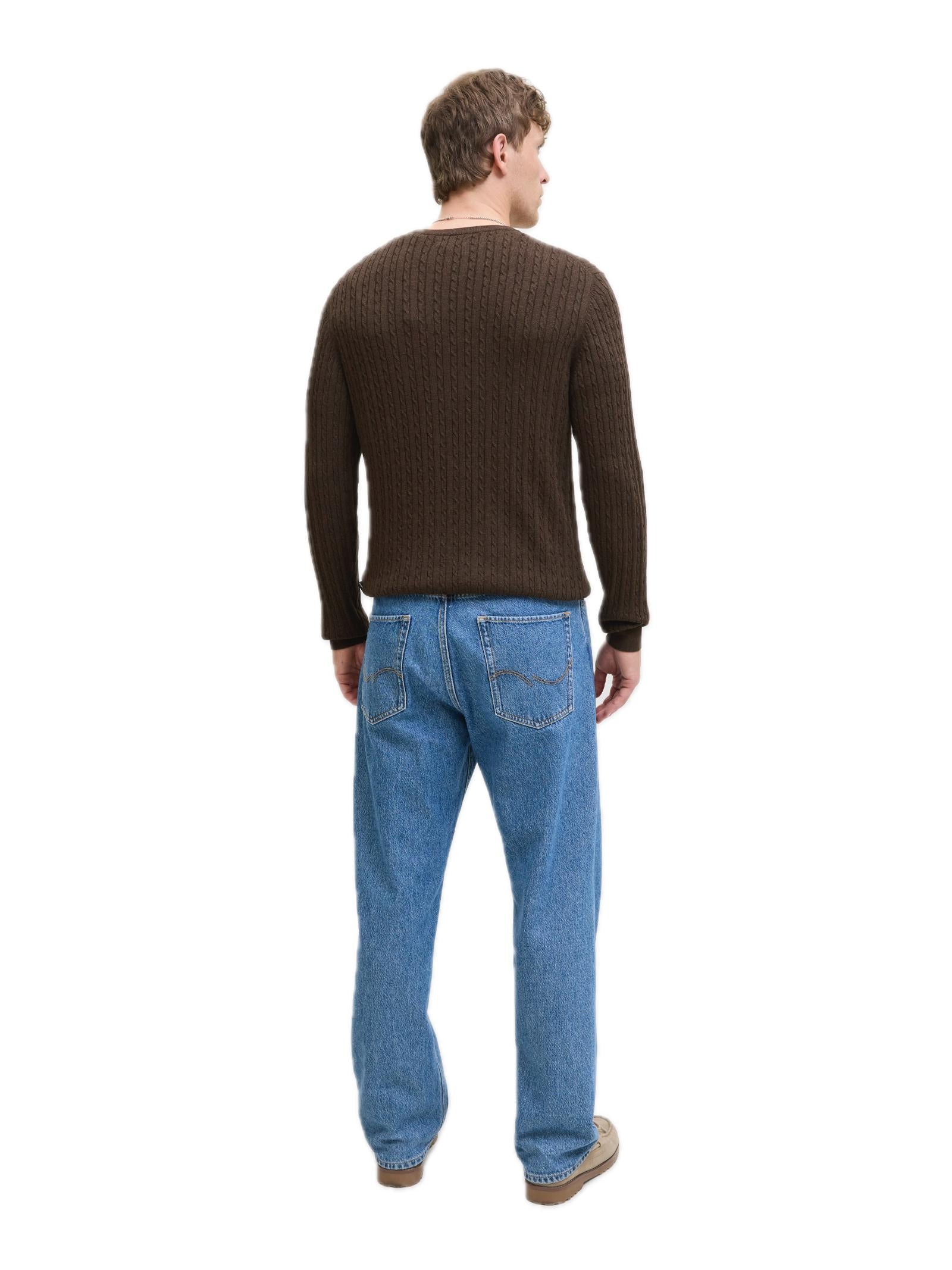 Maglia Jack & Jones Emil Marrone regular 12278785 /Mulch JACK & JONES 
