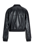 Bomber JJXX Vita Nero in ecopelle 12278928 /Black JJXX 