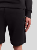 Bermuda Lyle & Scott Nero in felpa ML414VOG JET BLACK LYLE & SCOTT 