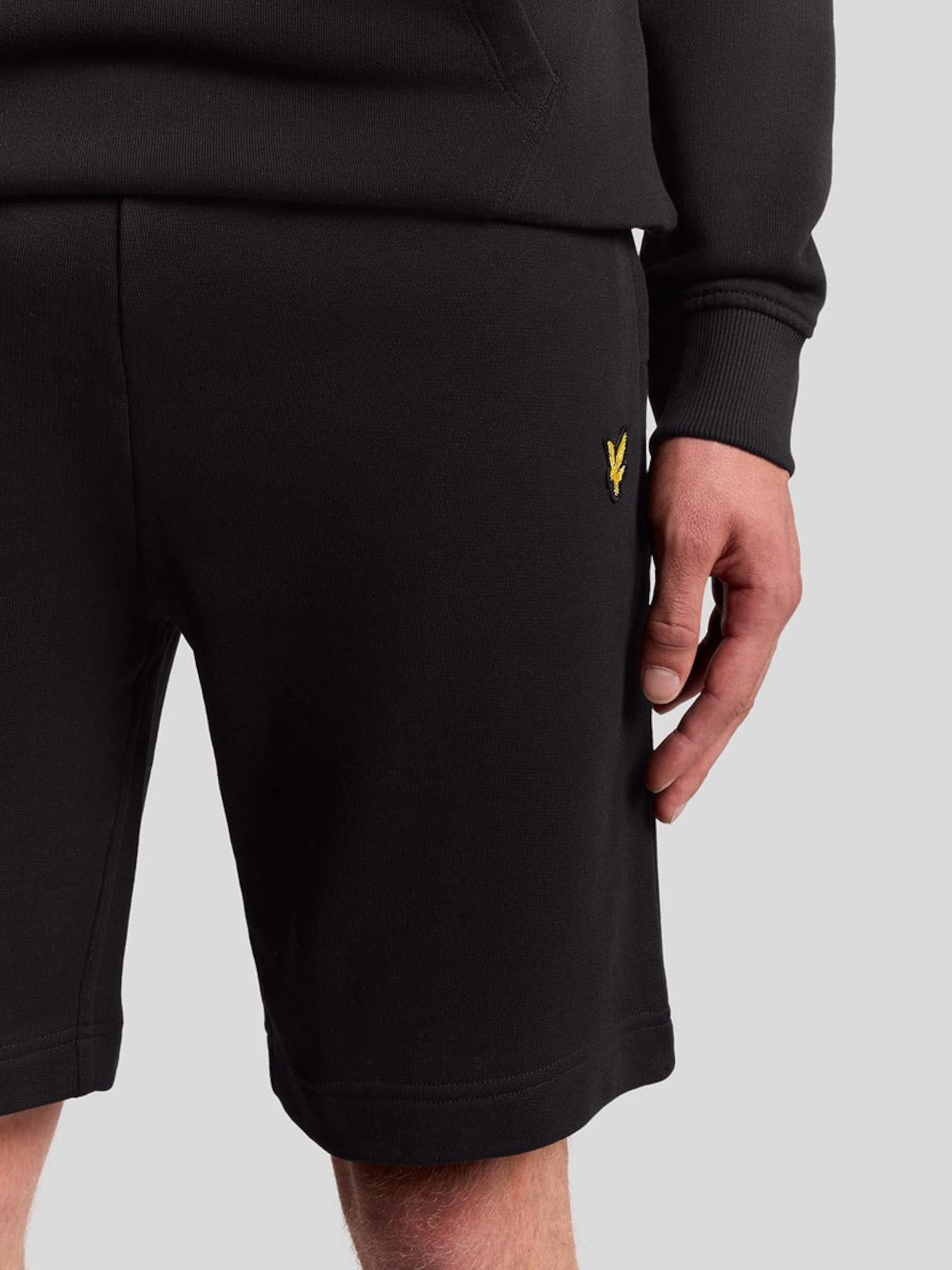 Bermuda Lyle & Scott Nero in felpa ML414VOG JET BLACK LYLE & SCOTT 
