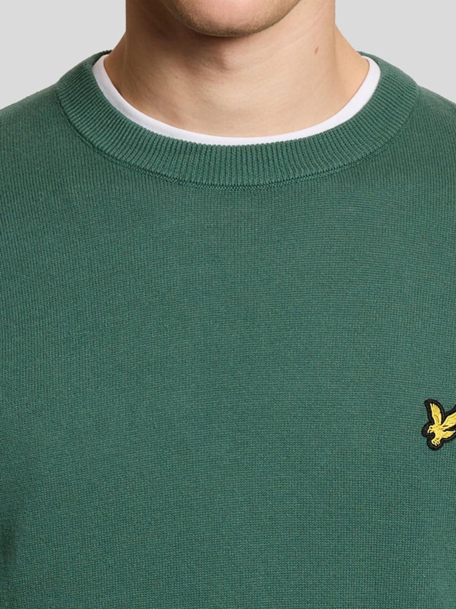 Maglia Lyle & Scott Verde girocollo KN2136V EVERGLADE LYLE & SCOTT 