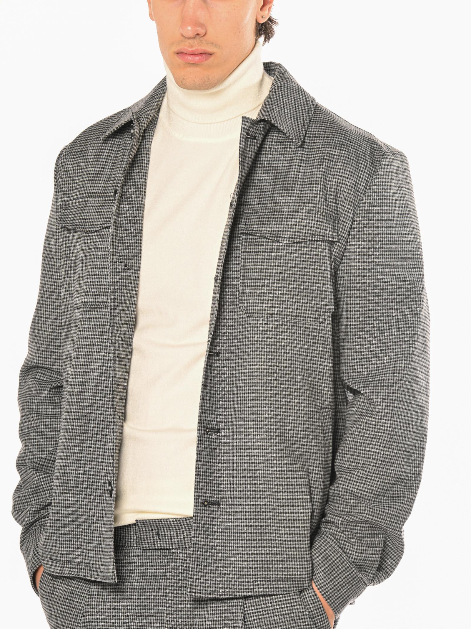 Overshirt Seinse Antracite pied poul GBI1054 ANTRACITE SEINSE 