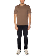 T-shirt Seinse Fango con collo elastico TE3304 FANGO SEINSE 