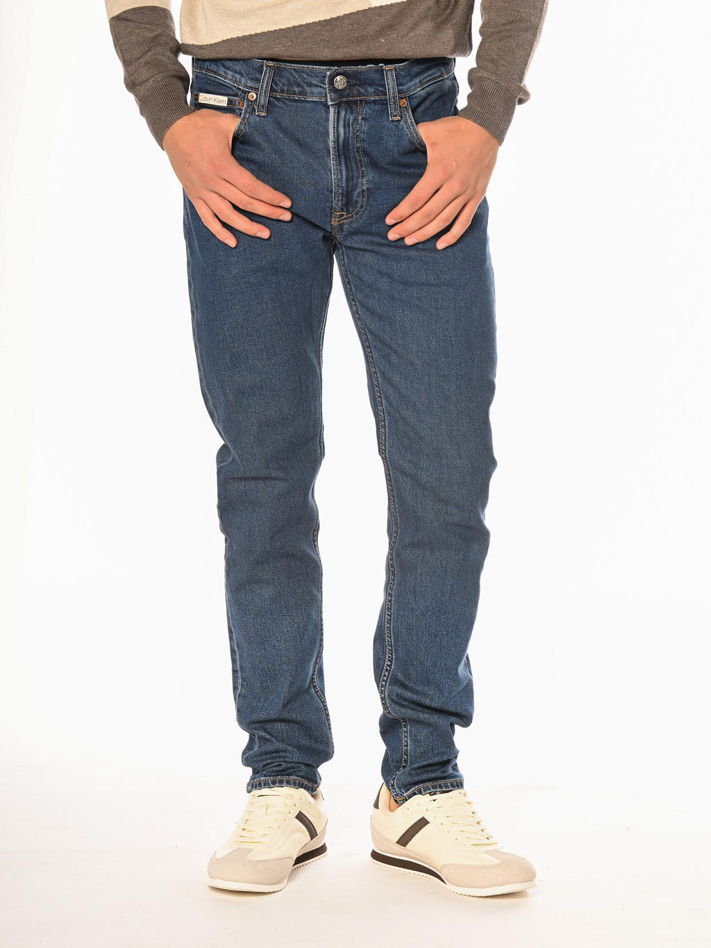 Jeans Calvin Klein Slim Taper Medium Blue Denim LV04RD941G ECK CALVIN KLEIN 