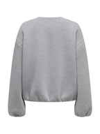 Giubbotto Only Ellie Grigio girocollo 15344567 /Medium Grey Melange ONLY 