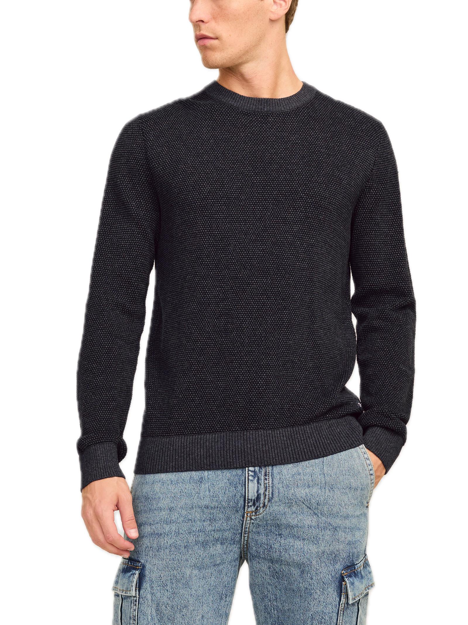 Maglia Jack & Jones Globe Grigio scuro girocollo 12258139 /Dark Grey Melange JACK & JONES 