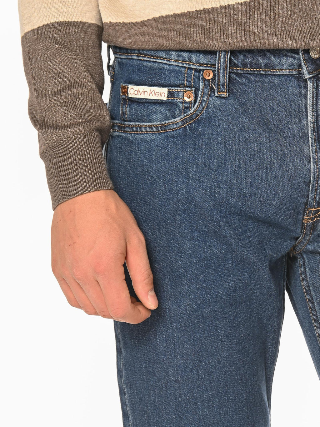 Jeans Calvin Klein Slim Taper Medium Blue Denim LV04RD941G ECK CALVIN KLEIN 