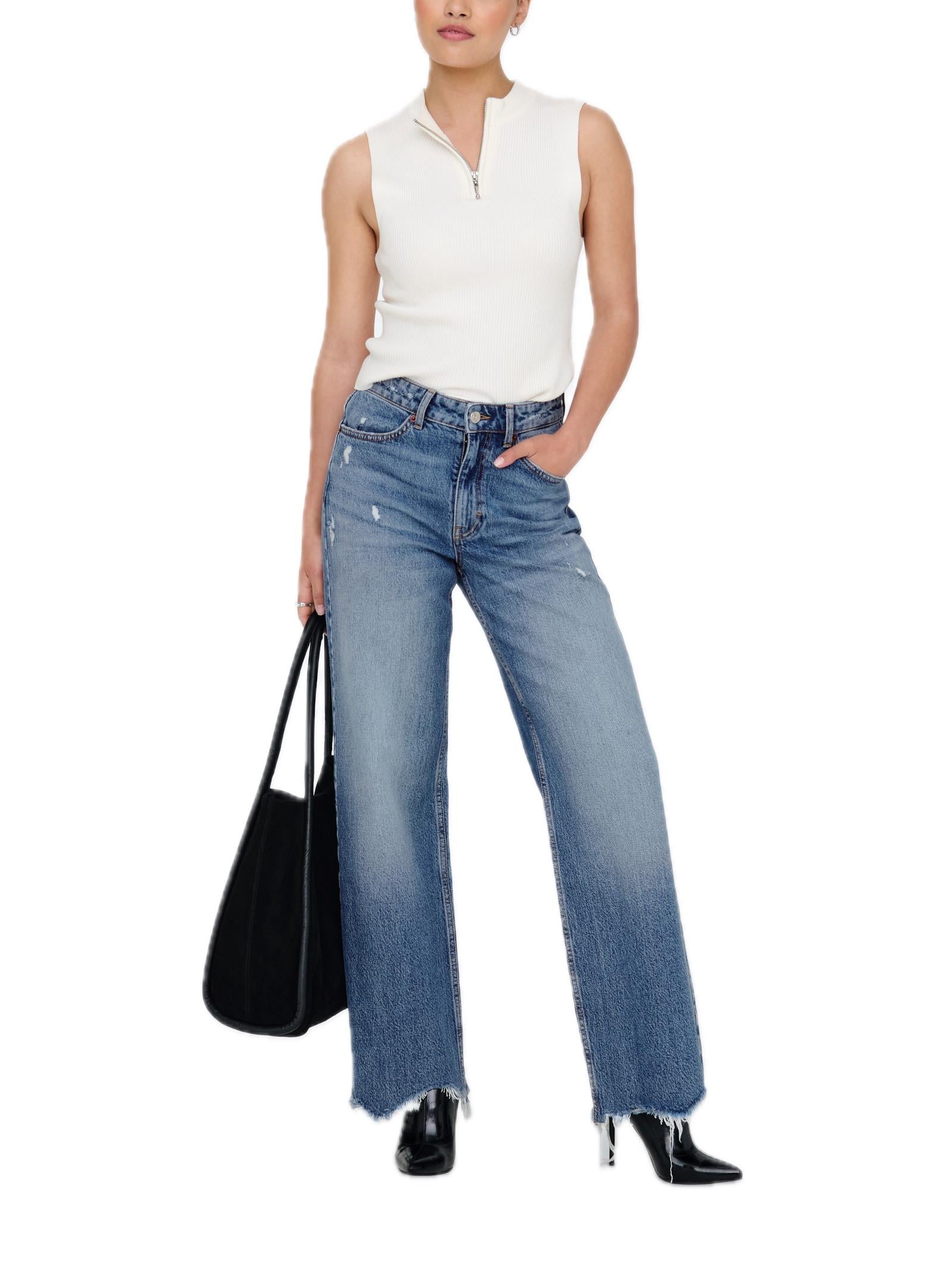 Jeans Only Juicy Medium blue Wide 15340855 /Medium Blue Denim ONLY 