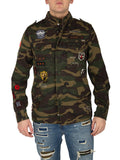 Field Jacket Gianni Lupo Camouflage con patch GL350R MILITARY GIANNI LUPO 