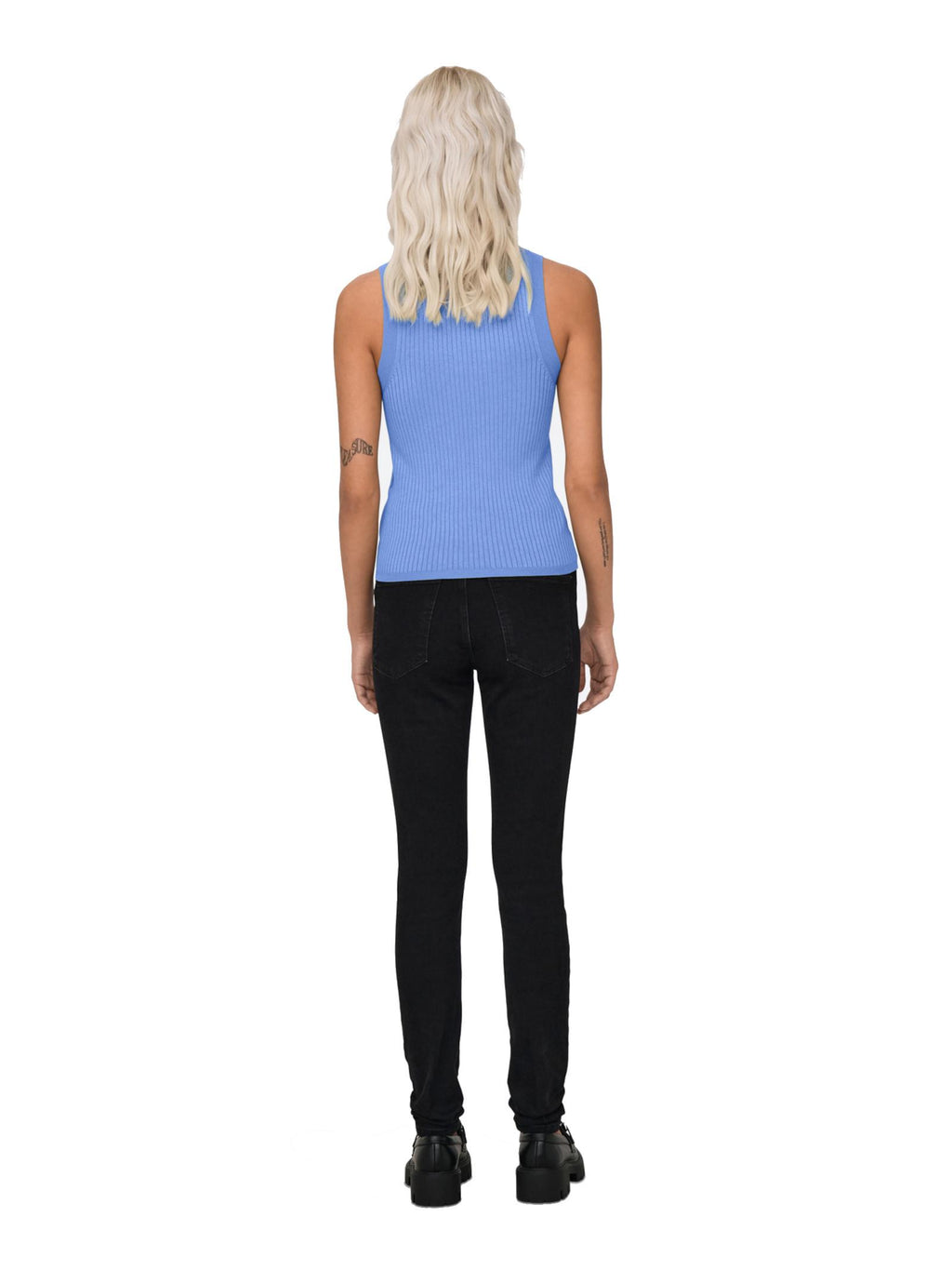 Top JDY Azzurro Yaya smanicato 15287501 /Ultramarine JDY 