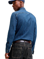 Camicia Jack & Jones Seridan Medium Blue Denim 12289219 /Blue Denim JACK & JONES 