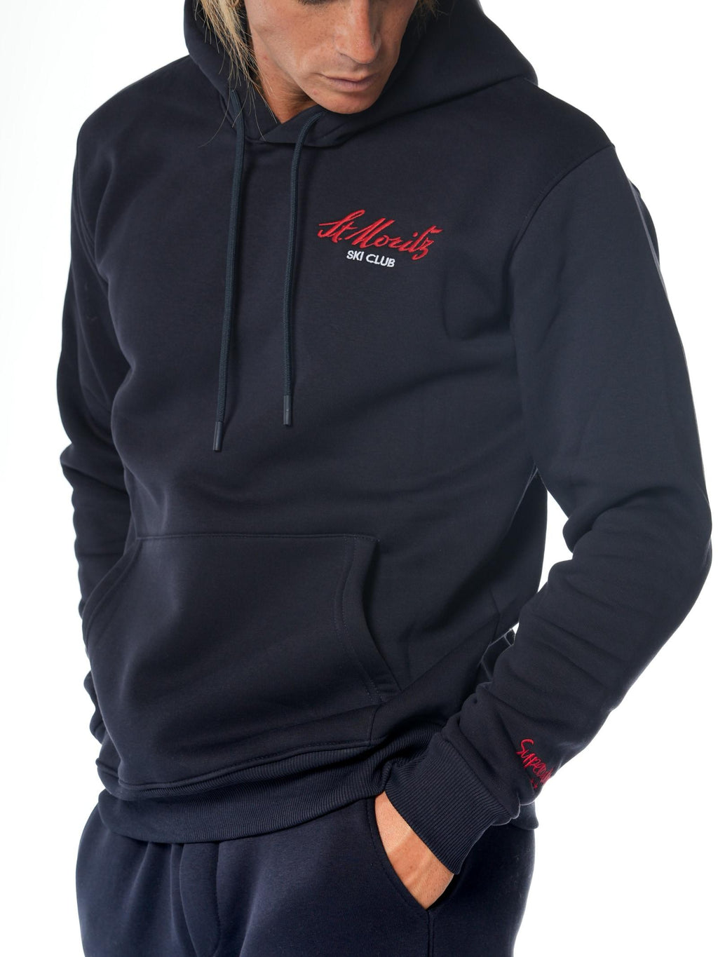 Felpa Superculture Blu St moritz cappuccio A1313 BLU SUPERCULTURE 