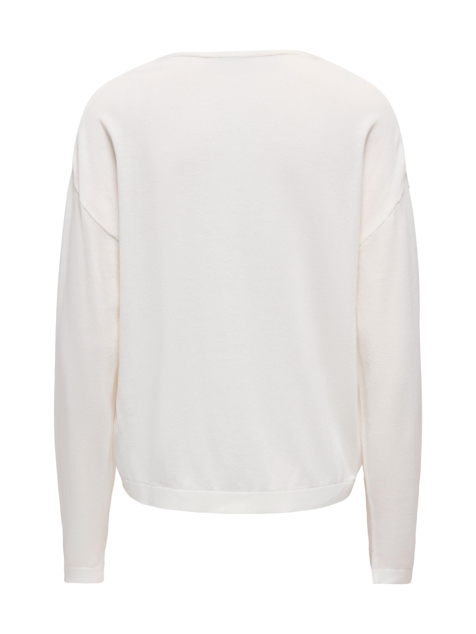 Maglia JDY  Liv Bianca scollo a V 15363546 /Cloud Dancer JDY 