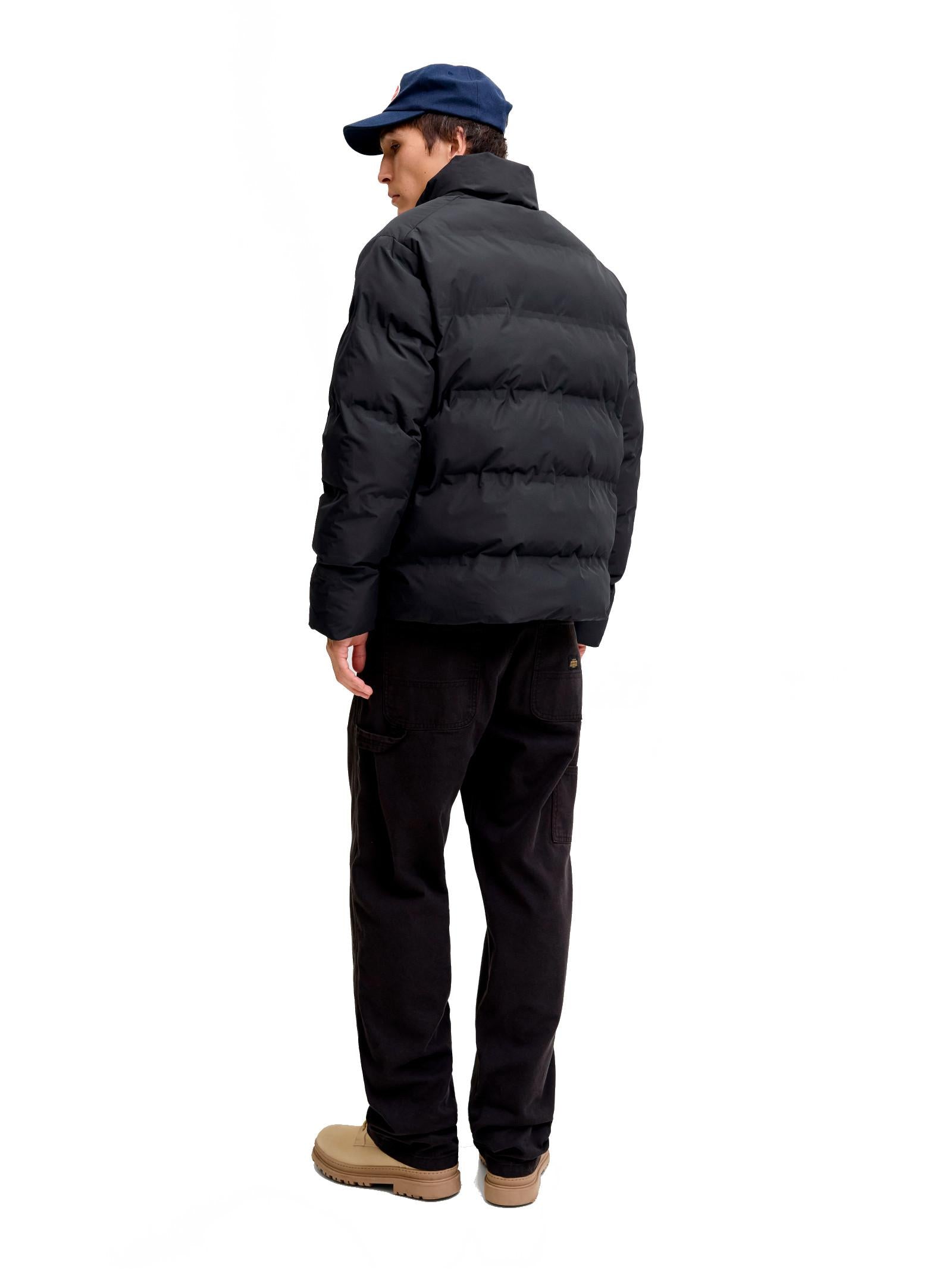 Giubbotto Jack & Jones Soho Nero collo alto 12278750 /Black JACK & JONES 