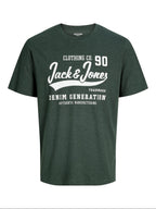 T-shirt Jack & Jones Blu logo 12299017 /Scarab JACK & JONES 