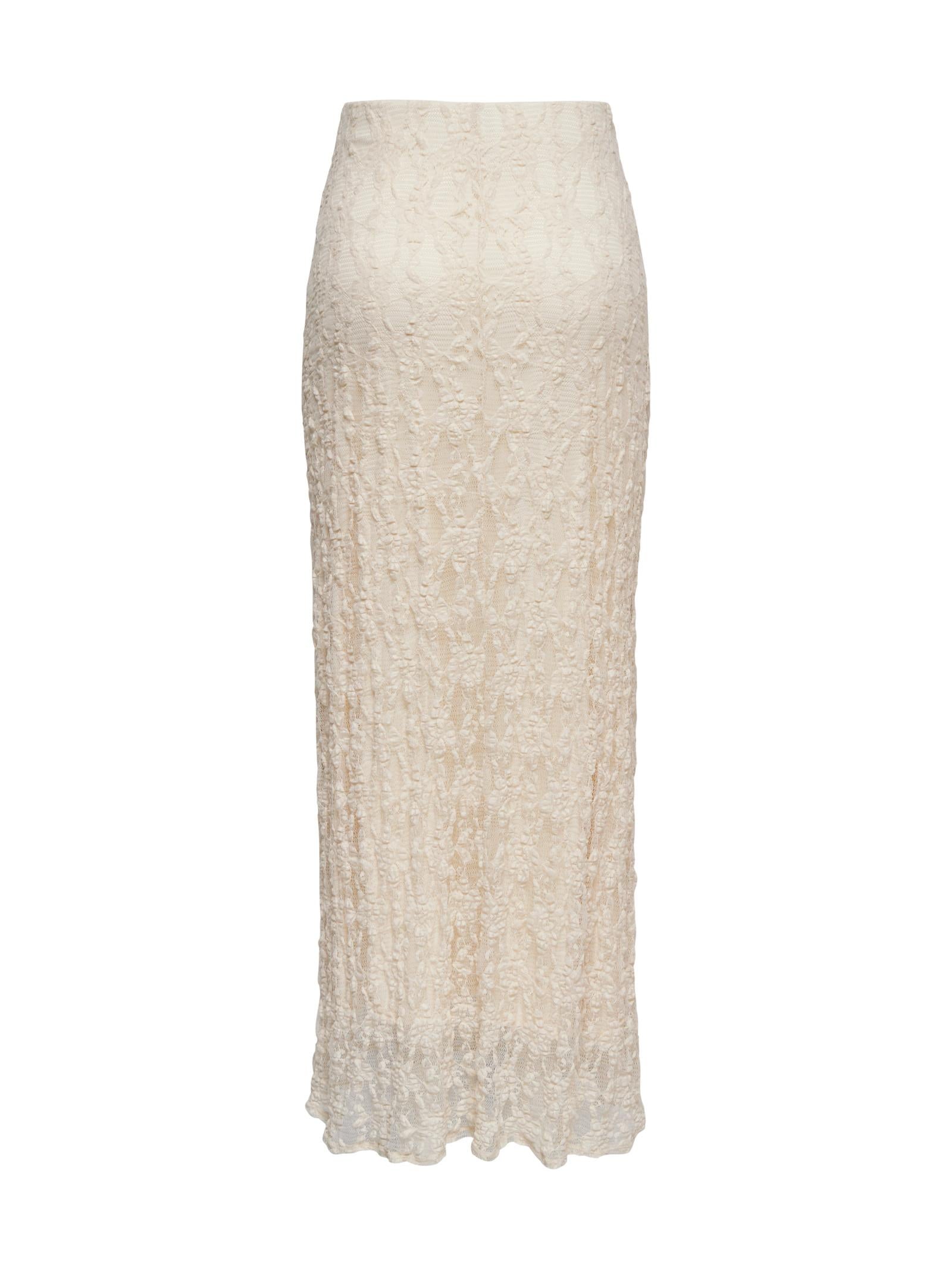 Gonna Only Albina Panna con pizzo 15372797 /Birch ONLY 
