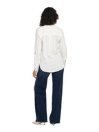 Camicia Only Yasmin Bianco con scollo a V 15281677 /Snow White ONLY 