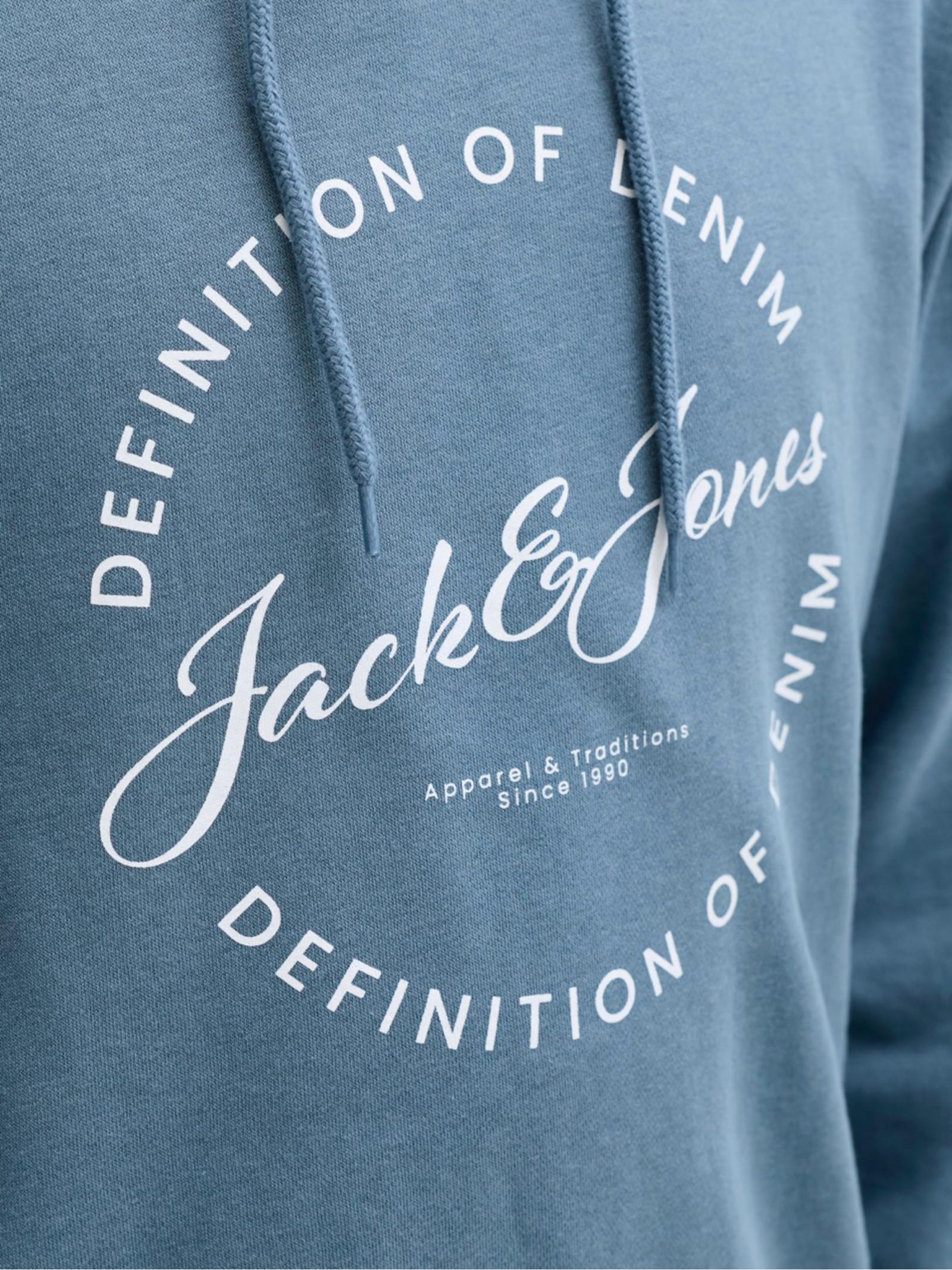 Felpa Jack & Jones Celeste Grayson con stampa 12288378 /Blue Mirage JACK & JONES 