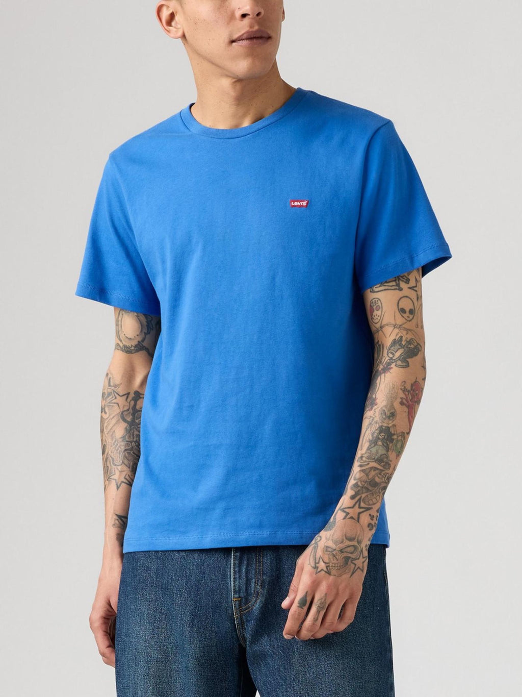 T-Shirt Levi's® Azzurro Basic con Logo Ricamato 5660502 81 LEVI'S® 