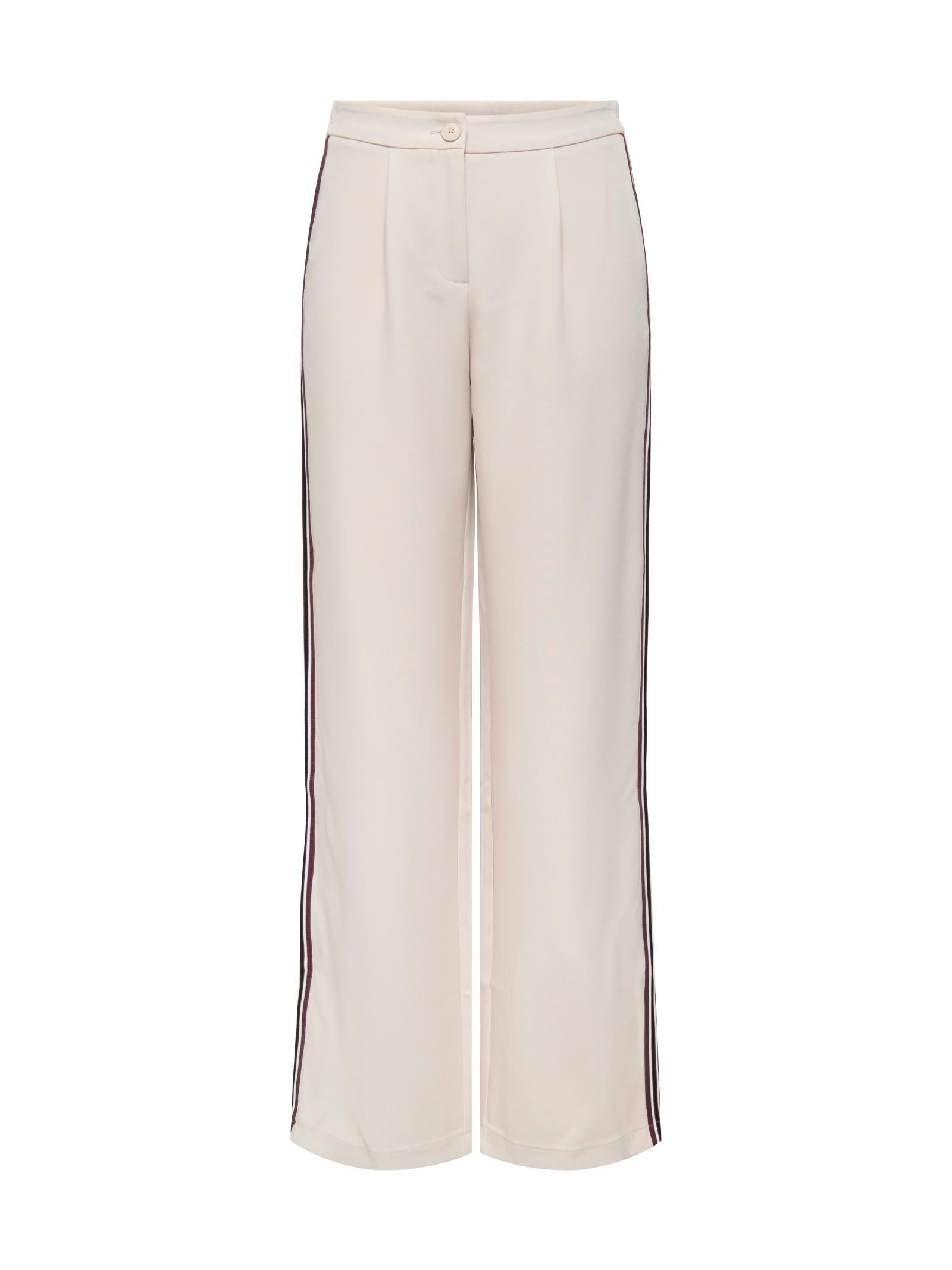 Pantalone Only Kira Crema gamba larga 15351238 /Pumice Stone ONLY 