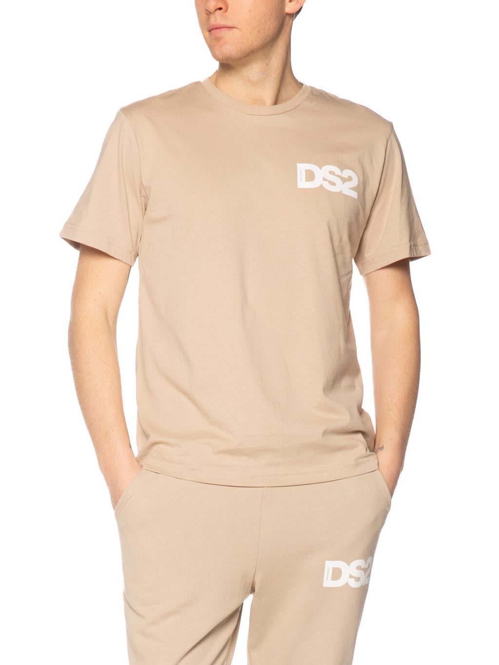 T-shirt DS2 Sabbia basic SS26267 SABBIA DS2 