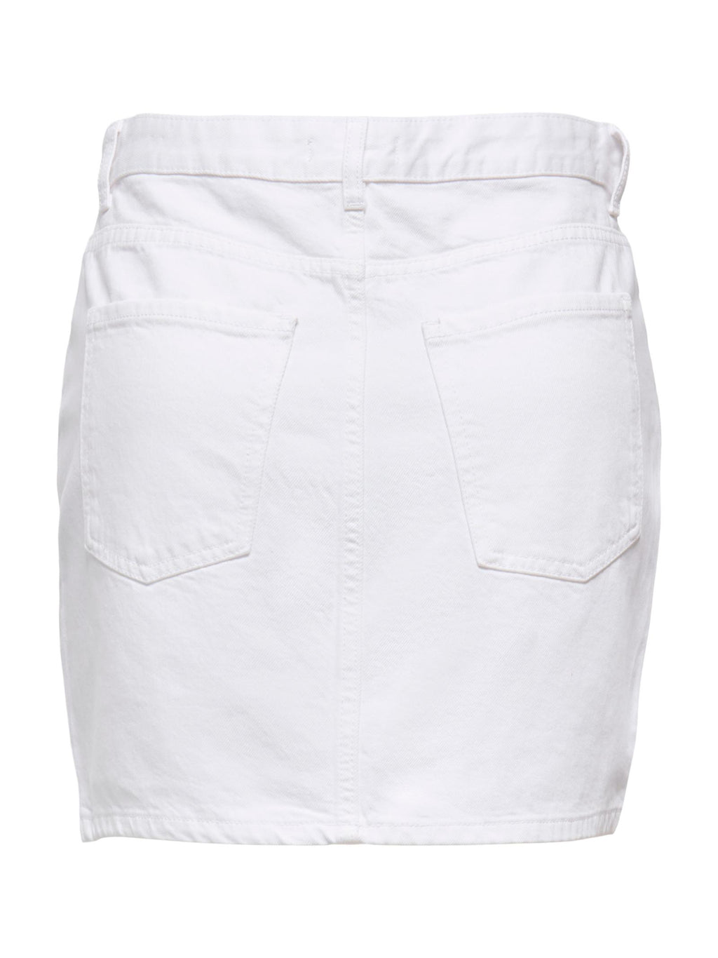 Gonna Only Bianco Stella corta 15339630 /White Denim ONLY 