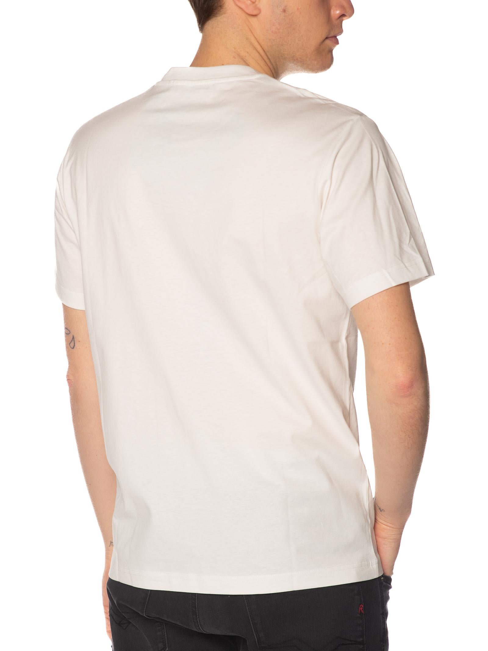 T-shirt Replay Bianco celeste stampa M3546 011 REPLAY 