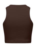 Top Only Lucky Marrone cropped 15352287 /Chicory Coffee JDY 