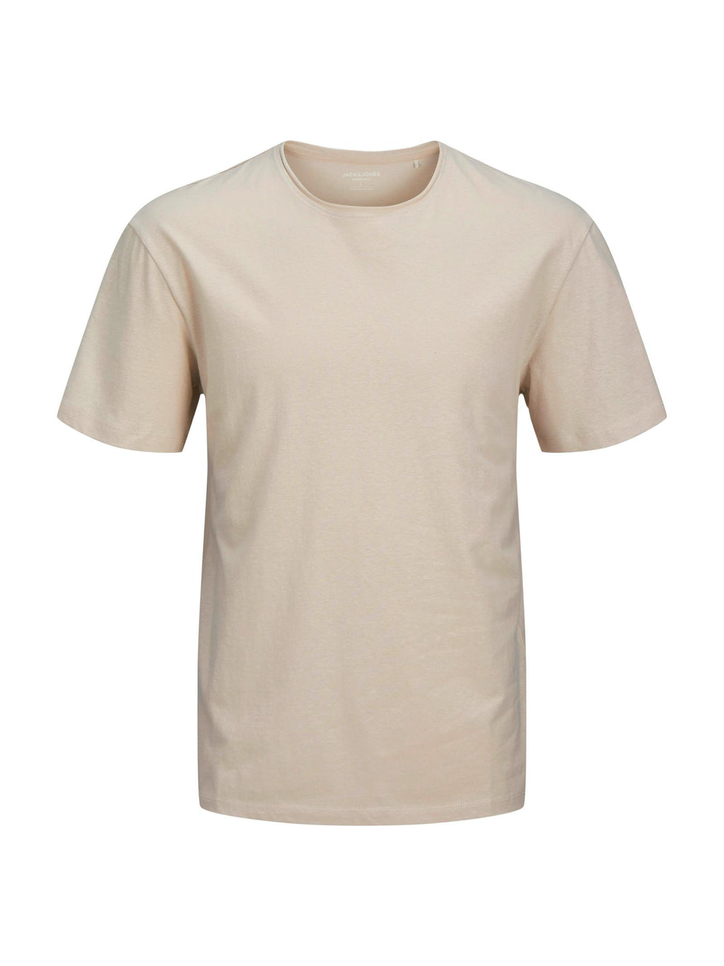 T-shirt Uomo Jack & Jones Beige con taglio vivo 12268144 /Moonbeam JACK & JONES 