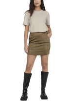 T-Shirt Only Beige manica corta