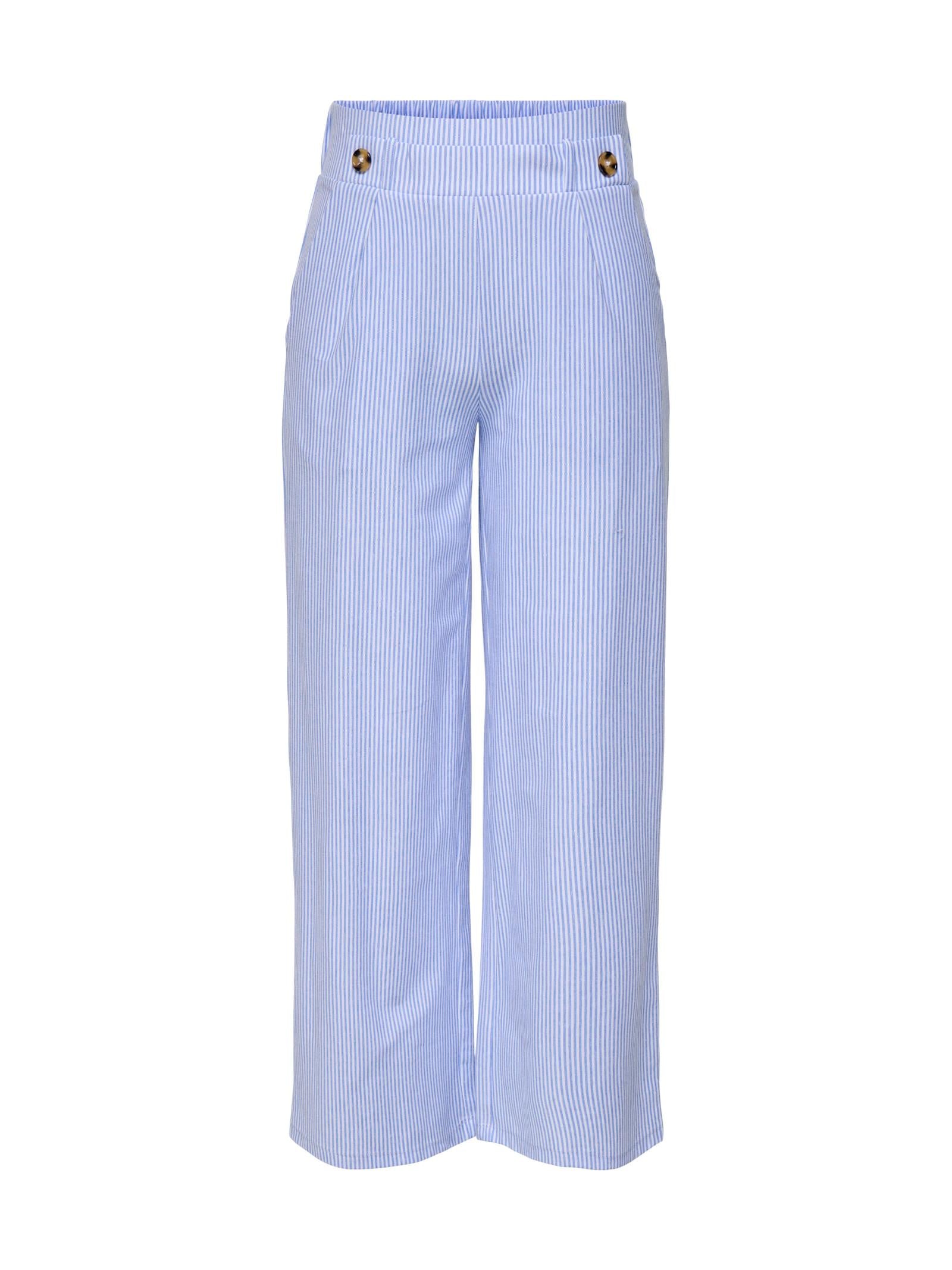 Pantalone Jacqueline De Yong Blu Bianco a righe 15345574 /Frozen Cloud Dancer JDY 