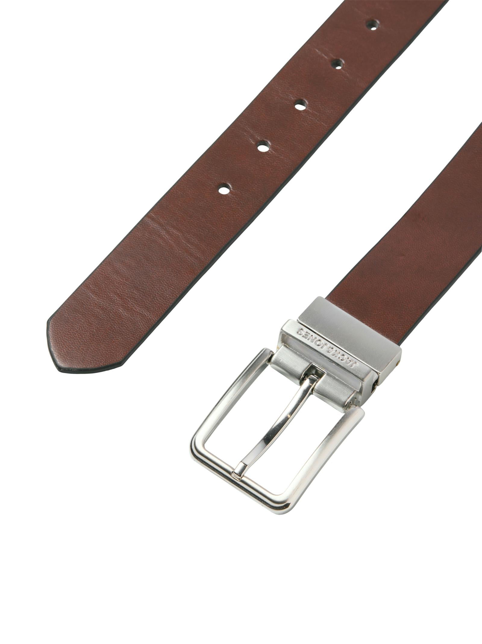 Cintutra Jack & Jones Garda Marrone/Nero reversibile 12280794 /Brown Stone JACK & JONES 