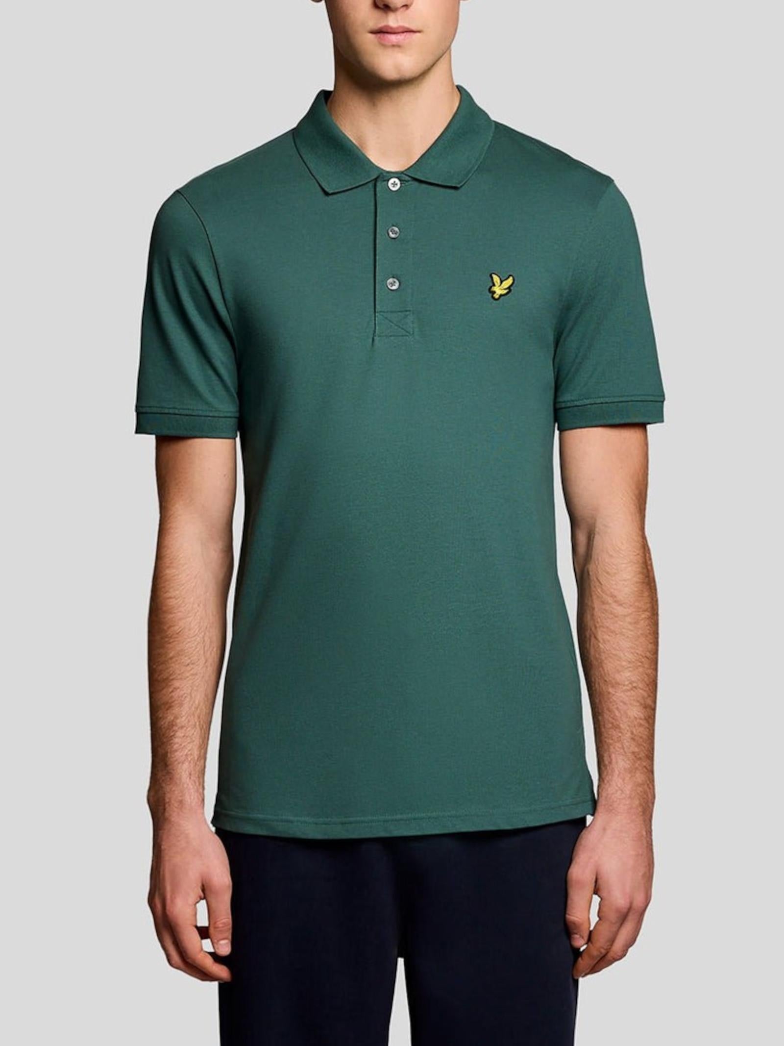 Polo Lyle & Scott Verde colletto logo SP400VOG EVERGLADE LYLE & SCOTT 