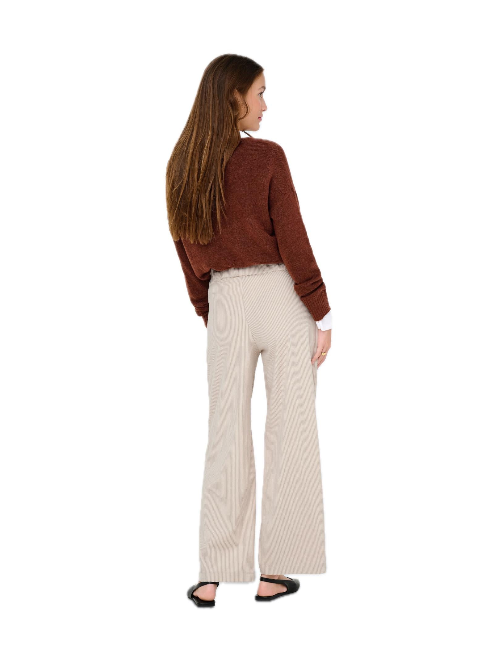 Pantalone Jacqueline De Yong Geggo Beige a coste 15357186 /Pumice Stone JDY 