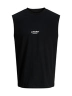 T-shirt Jack & Jones Nero Soho smanicata 12288001 /Black JACK & JONES 