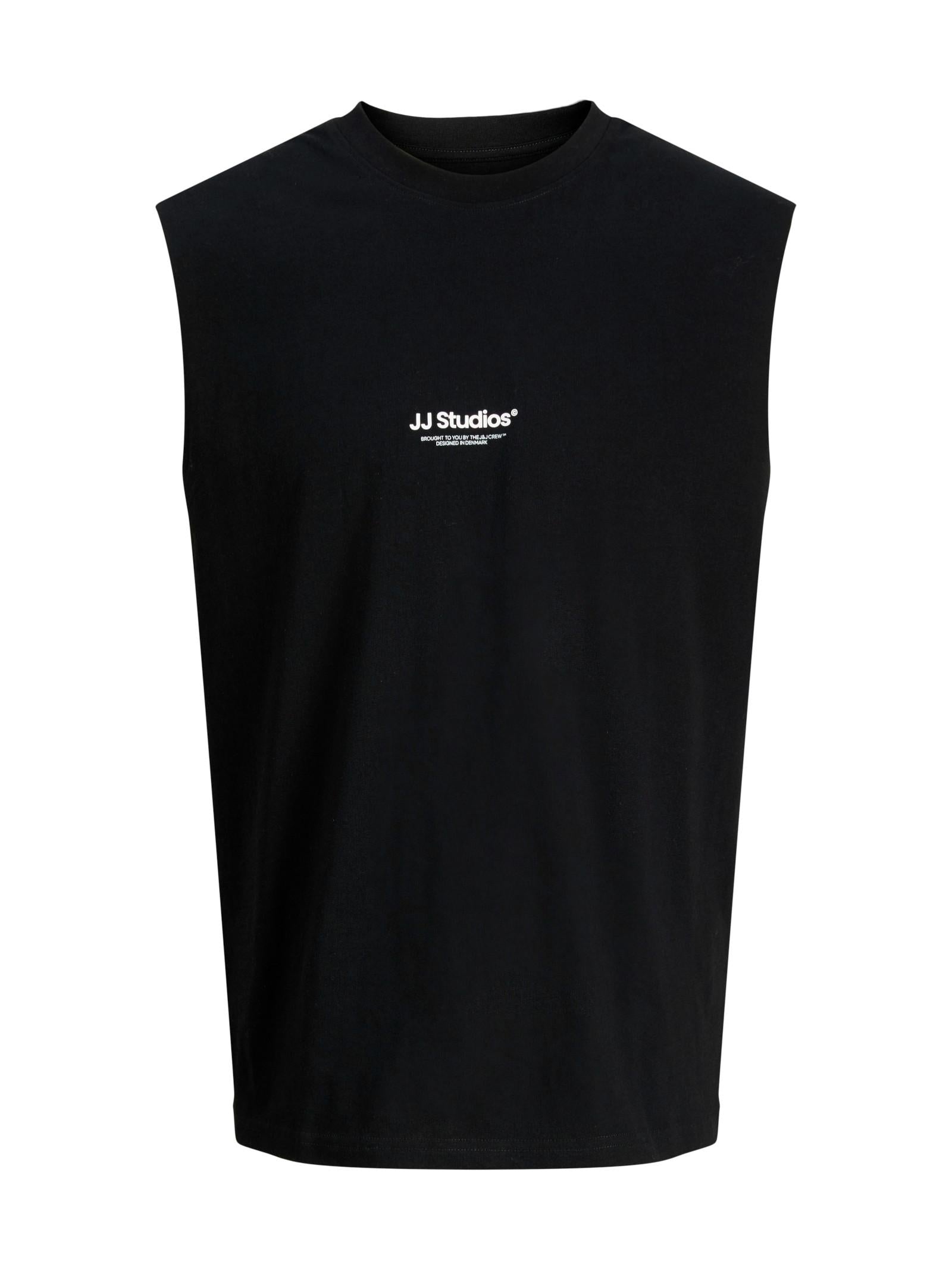 T-shirt Jack & Jones Nero Soho smanicata 12288001 /Black JACK & JONES 