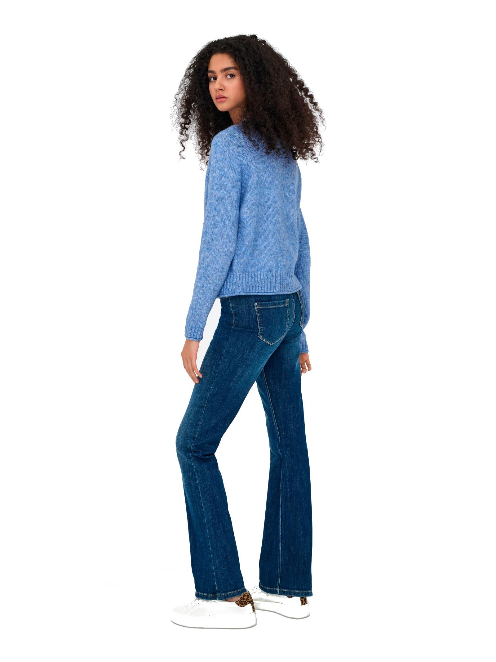 Maglia Jacqueline De Yong Susanna Celeste trecce 15351909 /Ebb And Flow JDY 